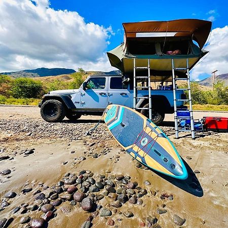 Explore Maui'S Diverse Campgrounds And Uncover The Island'S Beauty From Fresh Perspectives Every Day As You Journey With Aloha Glamp'S Great Jeep Equipped With A Rooftop Tent Paia Eksteriør billede